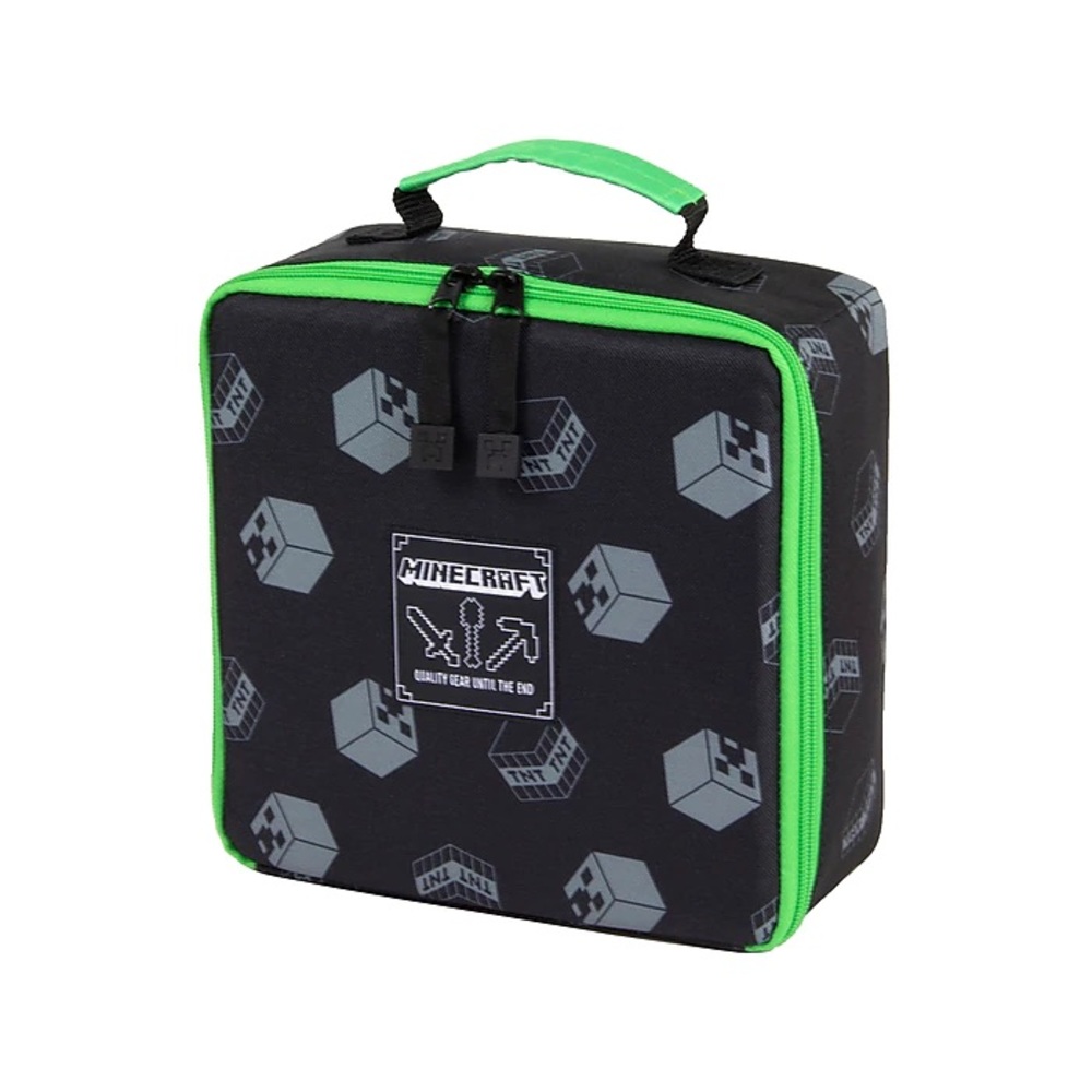 Minecraft Lunch Bag, Black